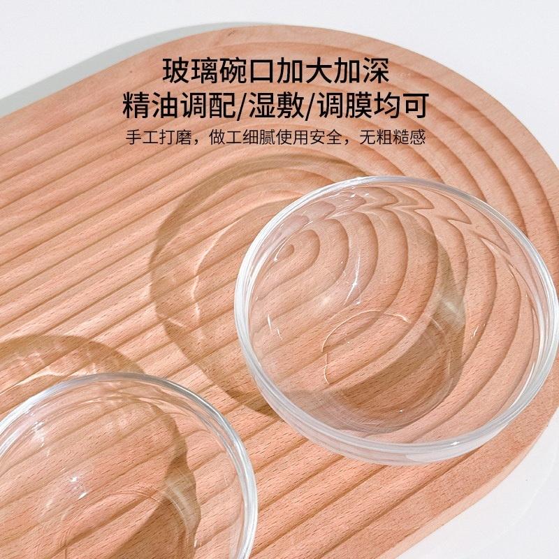 All-In-One 5 In 1 DIY Facial Mask Mixing Set with Bowl Brush and Cup for Creative Skincare