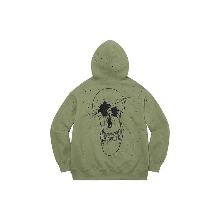 Supreme Ralph Steadman Skull Hooded Sweatshirt SUP-SS22-264