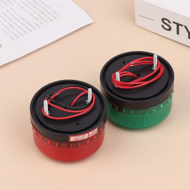 Stroboskop-Warnlicht Kleines LED-Blinklicht Sicherheitswarnlicht Konstant Blinkende Lichter 12V 24V 220V