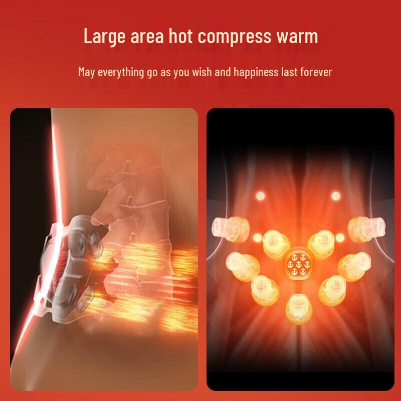 SKG Foldable Neck & Waist Pulse Heat Massager