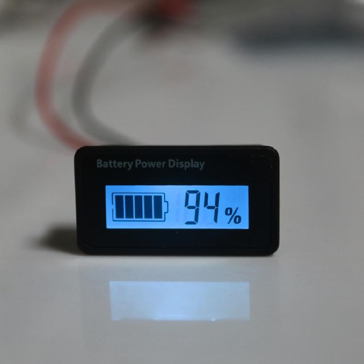 Battery Monitor Digital Battery Capacity Voltmeter Tester Percentage Level Volt