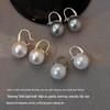 French High-End Australian South Sea Pearl Ear Cuffs: Luxury Women's Niche Design Socialite Earrings.
