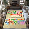 Fixies Personalized Text Floor Mat Perfect for Kitchen Decorate room Dining Room Hallway Anti-slip Rug Anime Office Decor