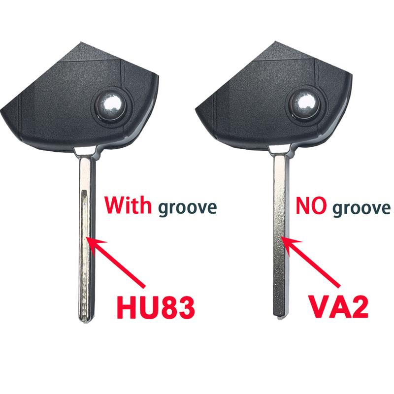 YOCASTY 4A Chip Flip Remote Folding Car Key 433 MHZ For Citroen C3 C5 C6 For Peugeot 308 4008 HU83 VA2 Blade