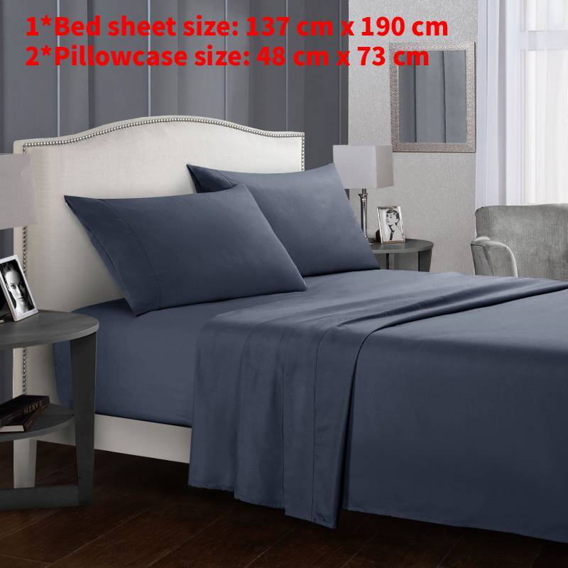 Modern Minimalist Polyester Bed Sheets And Pillowcases With Soft Breathable Comfort For All Seasons