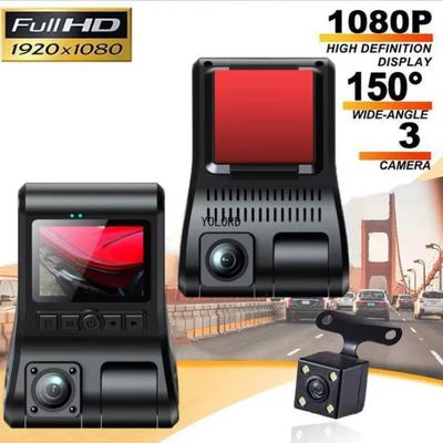 Dachkamera 3-Kanal Kamera DVR 1080P Drei-Wege-Videoaufnahmegerät Dashcam Blackbox Fahrer-Videoaufnahmegerät Autokamera