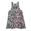 Pullover Floral Print [Kusuguru Japan] A-line Apron, A-line Apron, Orange, M-L