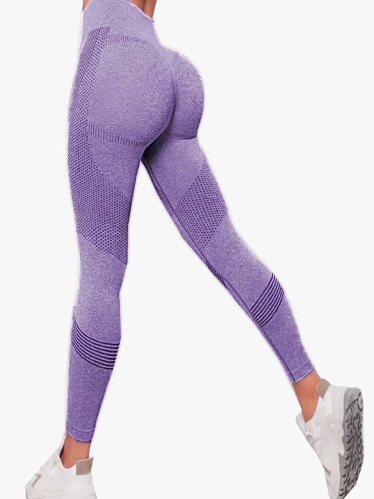 Polka Dot High-Waist Butt-Lifting Yoga Pants - Women's Cropped Fitness Leggings
