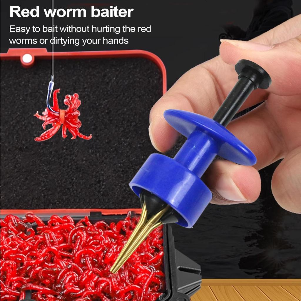 Kit d'outils pour poseur d'appâts à pellets pour la pêche, Applicateur portable de bande élastique pour appâts pour montage rapide et sécurisé, Accessoires d'équipement de pêche