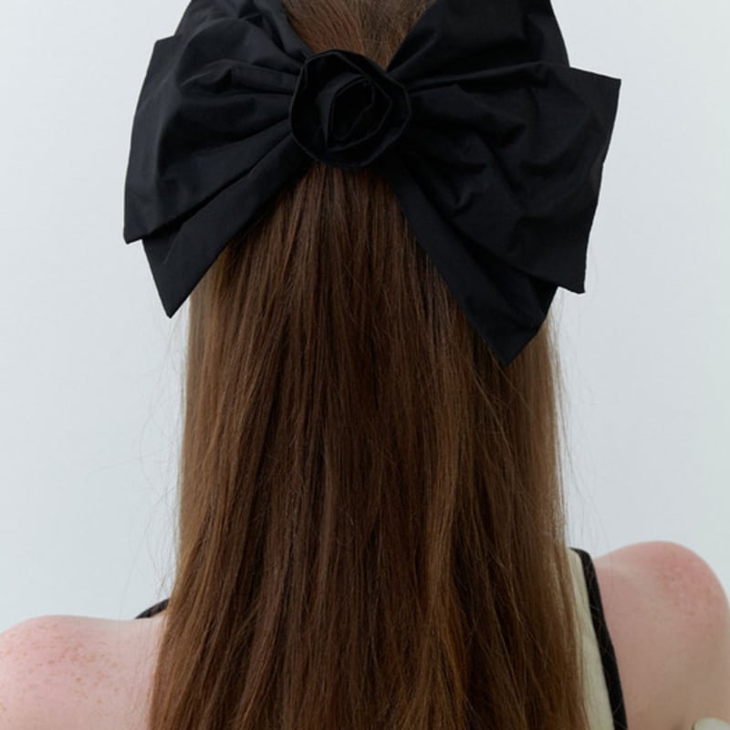 

LOVE ME MONSTER Chic Rose Ribbon Hair Pin XL (L242MHA010) BLACK