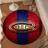 Canadiens Hockey Team Round Rug for Livingroom,Bedroom, Palyroom, Chair Rug, Area rug, Circle Carpet, Large Size Decor Fan Christmas gift