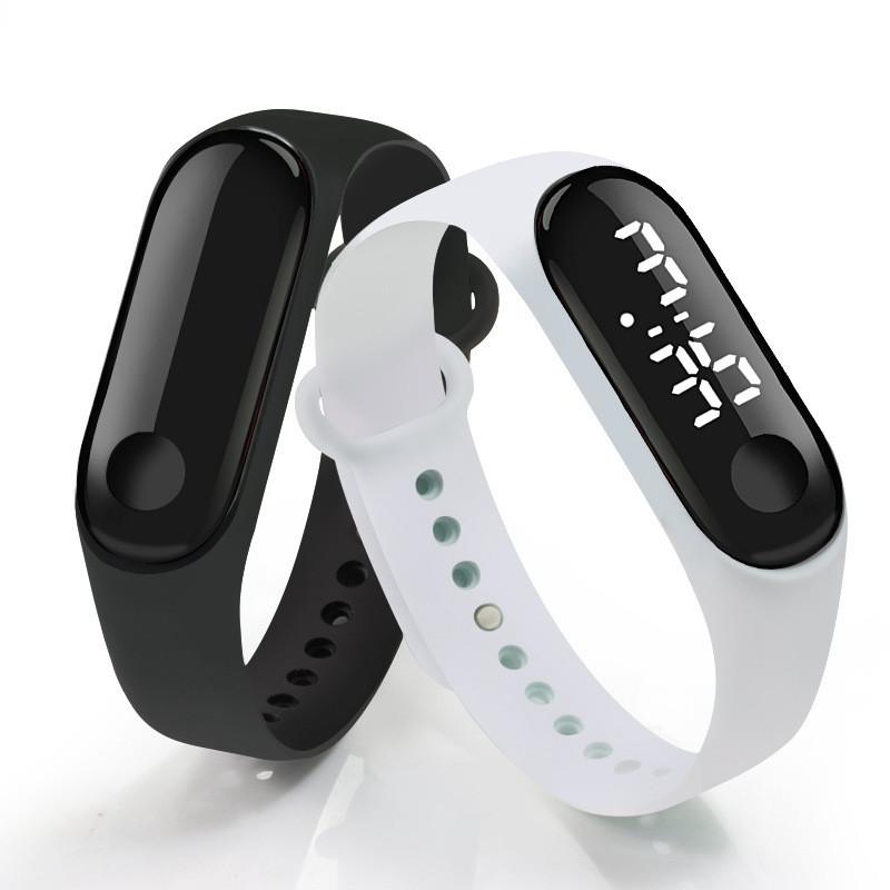 Student Sport Electronic Touch Watch With Digital Display For Casual Wear