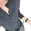 Women's Slim Fit Solid Knit Pullover with Tie-Knot Collar - Casual Imitation Wool Base Layer for Autumn