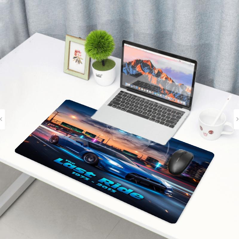 Fast & Furious Print Mouse Pad, Anti‑Slip Desktop keyboard Mat, for PC Laptop Gaming Working Daily Use, Cool Festival Birthday Gift