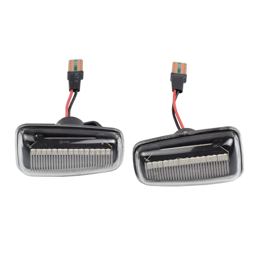 Flashing Car Turn Signal Lamps Side Marker Lights Lateral LED For Peugeot 306 106 406 806 Citroen XM ZX Break Xsara Xantia Fiat