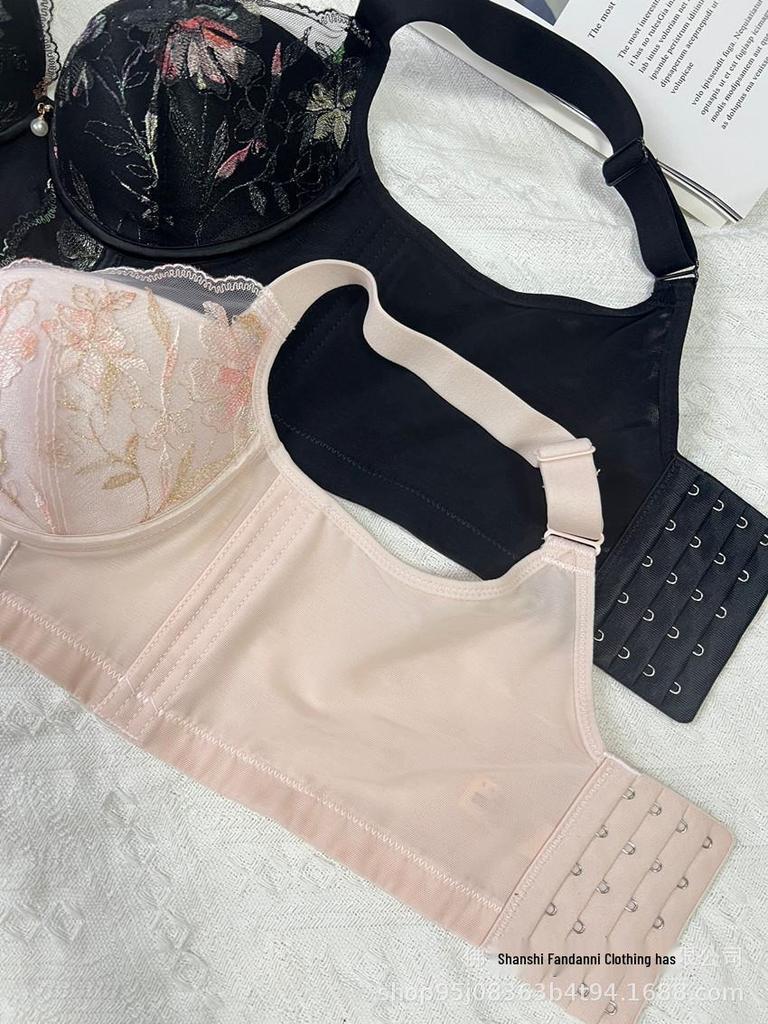 Adjustable Push-Up Bra: Supportive, Anti-Sag, Enhancing Beauty Salon Lingerie for Small Busts