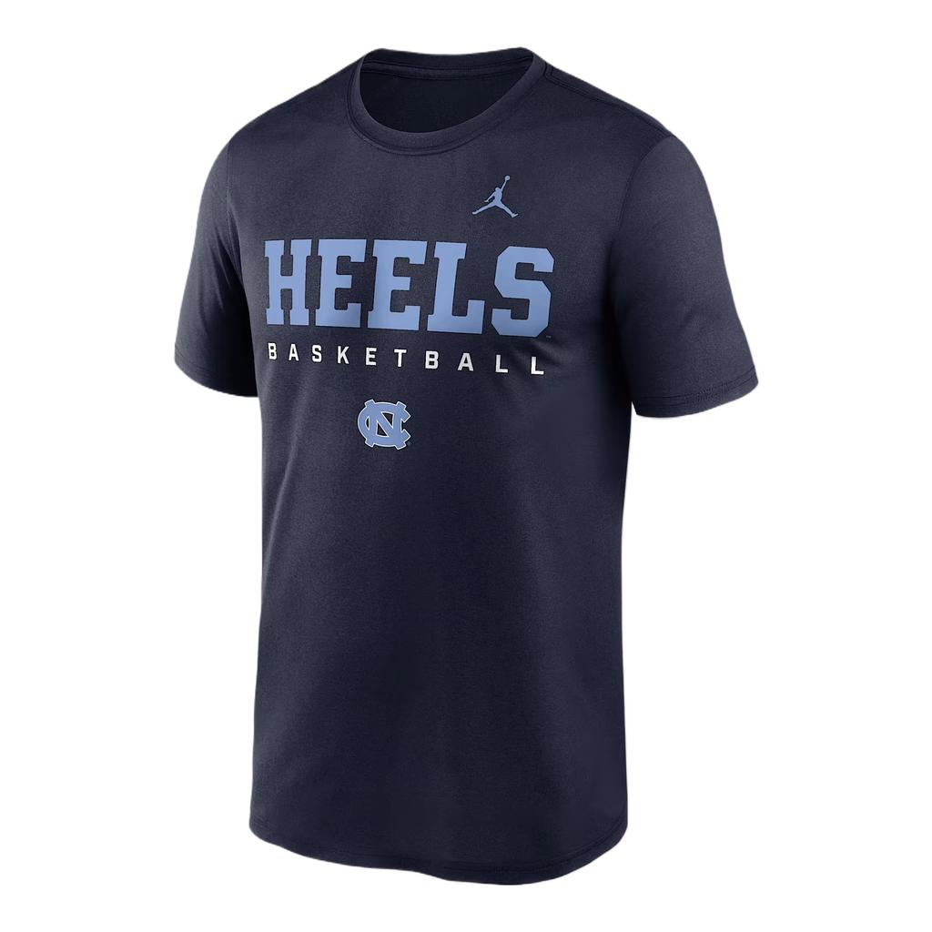 Jordan Dri-FIT North Carolina Courtside Basketball Legend Sweat-Wicking Crew Neck T-Shirt Men tops 0JTI41SNCN-8TZ