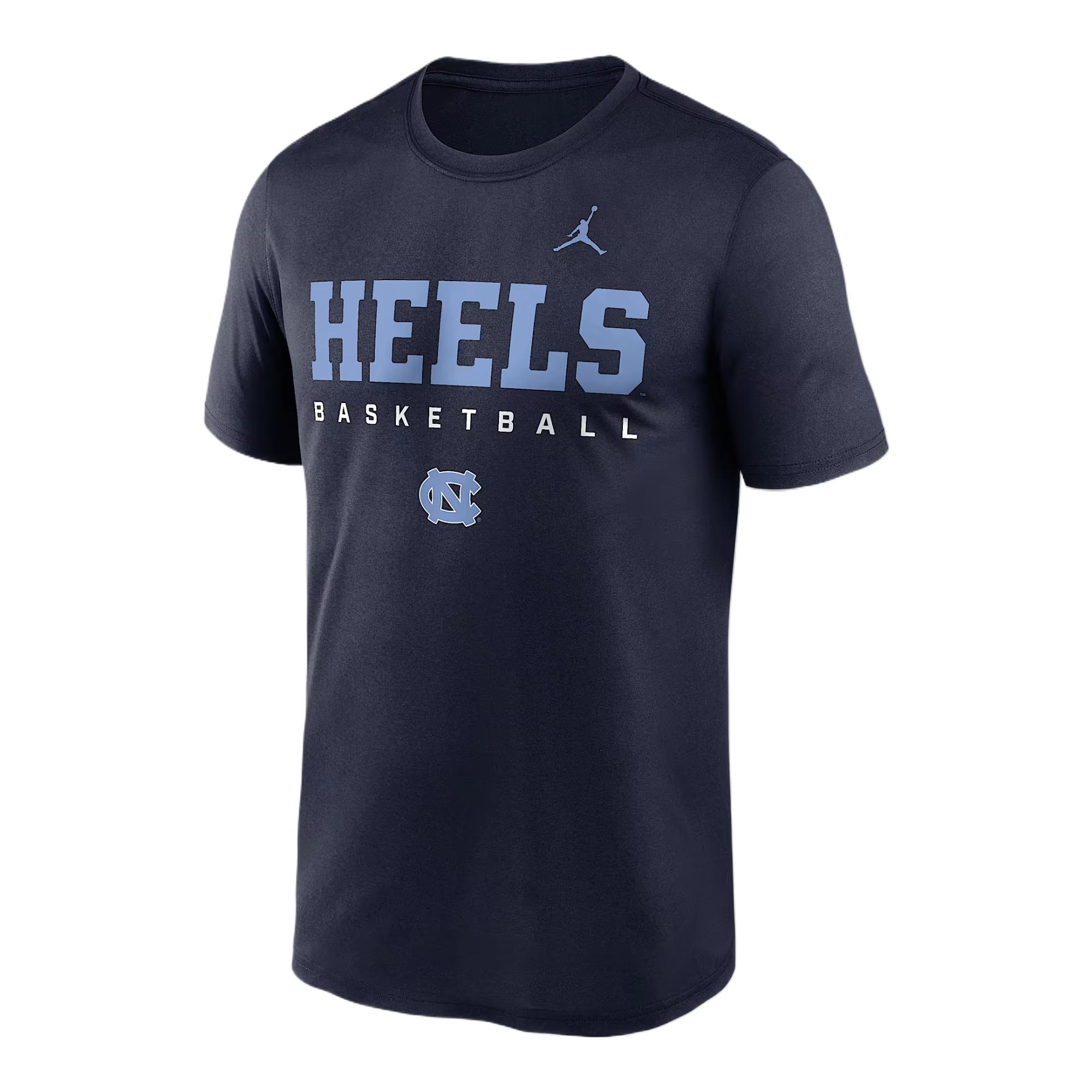 

Jordan Dri-FIT North Carolina Courtside Basketball Legend Sweat-Wicking Crew Neck T-Shirt Men tops 0JTI41SNCN-8TZ L