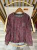 2026 Spring Artistic Printed Round Neck Loose Casual Women's Sweatshirt