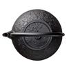 Nanbu Ironware Nambu Iron Kettle, Tea and Maple Leaf Design, 1.2 Liters