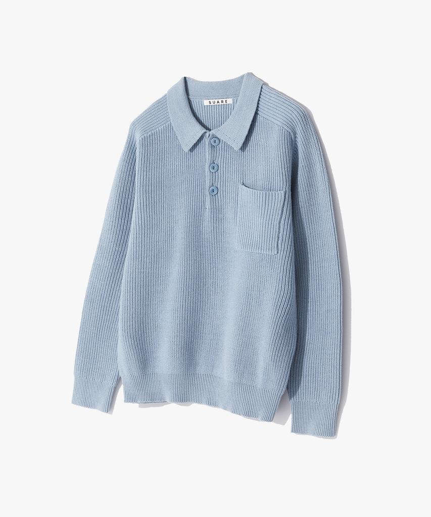 SUARE Sporty Club Collar Knit - 4 Colors