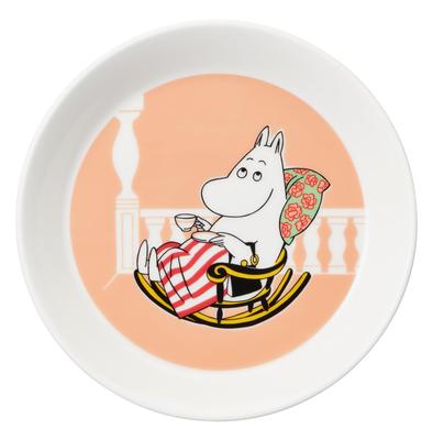 [Officially Imported] Arabia Moomin Moominmamma Marmalade Plate, 19cm, Microwave, Oven, and Dishwasher Safe (Product Number 1057215)