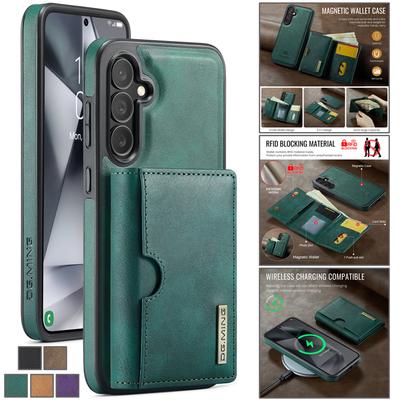 Magnetyczne etui 2 w 1 Odpinane Klapka Skórzane Etui na Telefon dla Samsung Galaxy S25 FE S25 Edge S24 Plus S23 S22 S21 Ultra Portfel Kieszonka na Karty Tylna Pokrywa Coque