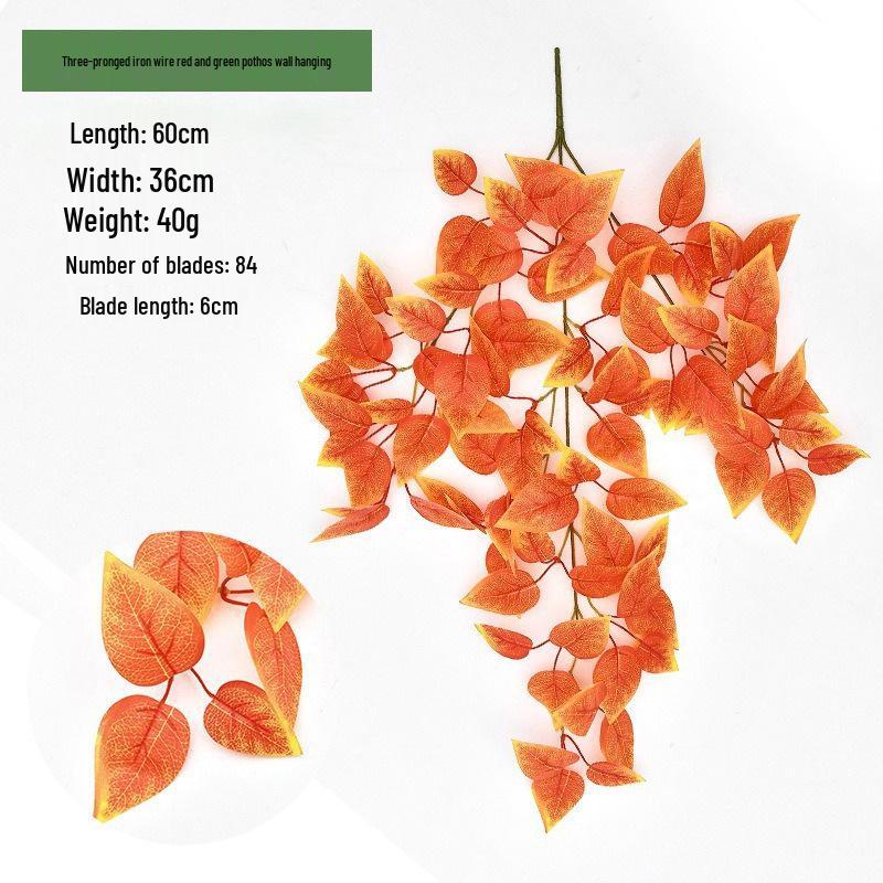 Artificial Hanging Vine Plant for Home Décor: Ideal for Living Room, Bedroom, Bathroom, Kitchen, Windowsill, Balcony, and Courtyard.