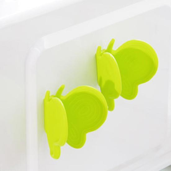 2Pcs Pot Holders Anti-scald Magnetic Silicone Multifunctional Butterfly Shape Fridge Magnets Oven Mitts for Gifts