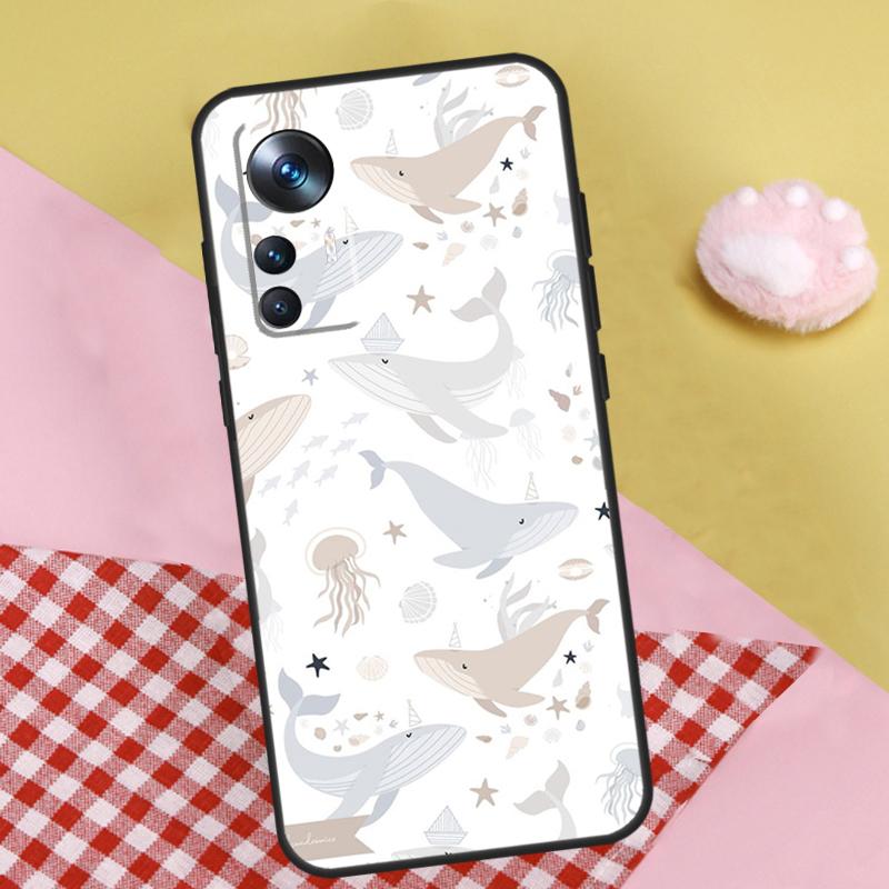 Baby Whale Case For Xiaomi 13T Pro 11T 12T 12 13 Lite 12X POCO X5 X3 Pro F4 X4 GT M5 M5s F3 F5 Cover