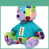 Global Football Cup Plush Bear Toy With Soft Pp Cotton For Sports Fans