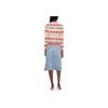 Ganni Løs V-hals Knap Langærmet Strikket Sweater Dame sweater Lyserød K1959999