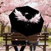1pc Wings Crown Automatic Open/Close Umbrella Compact Folding Umbrella with 8-Rib Shaft for Women/Men, Portable Travel Umbrella,1169S