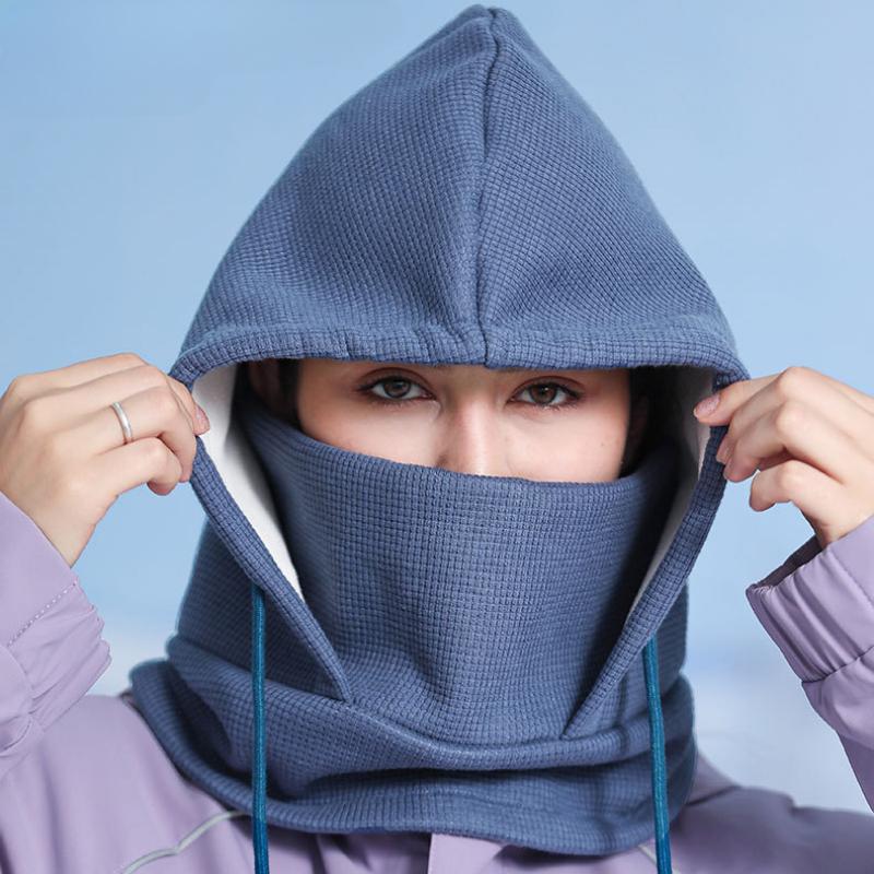 Outdoor-Radfahren, warme Maske, Ollie-Samt, winddichte Kopfbedeckung, Winter-Ski-Halsmanschette, winddichte Kappe im Zweierpack