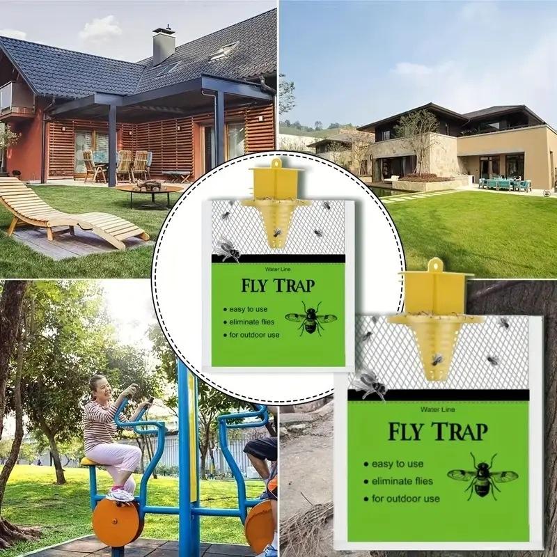 Spdak Grüne Fliegenfalle Hängend Wasserlöslicher Köder Fliegenkäfig Effektiver Fliegenfänger