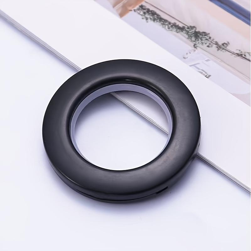 32pcs Vintage Style Curtain Grommets - Low Noise Nanoscale Plastic Eyelet Rings for Roman Shades & Drapery, Durable & Smooth Gliding Design
