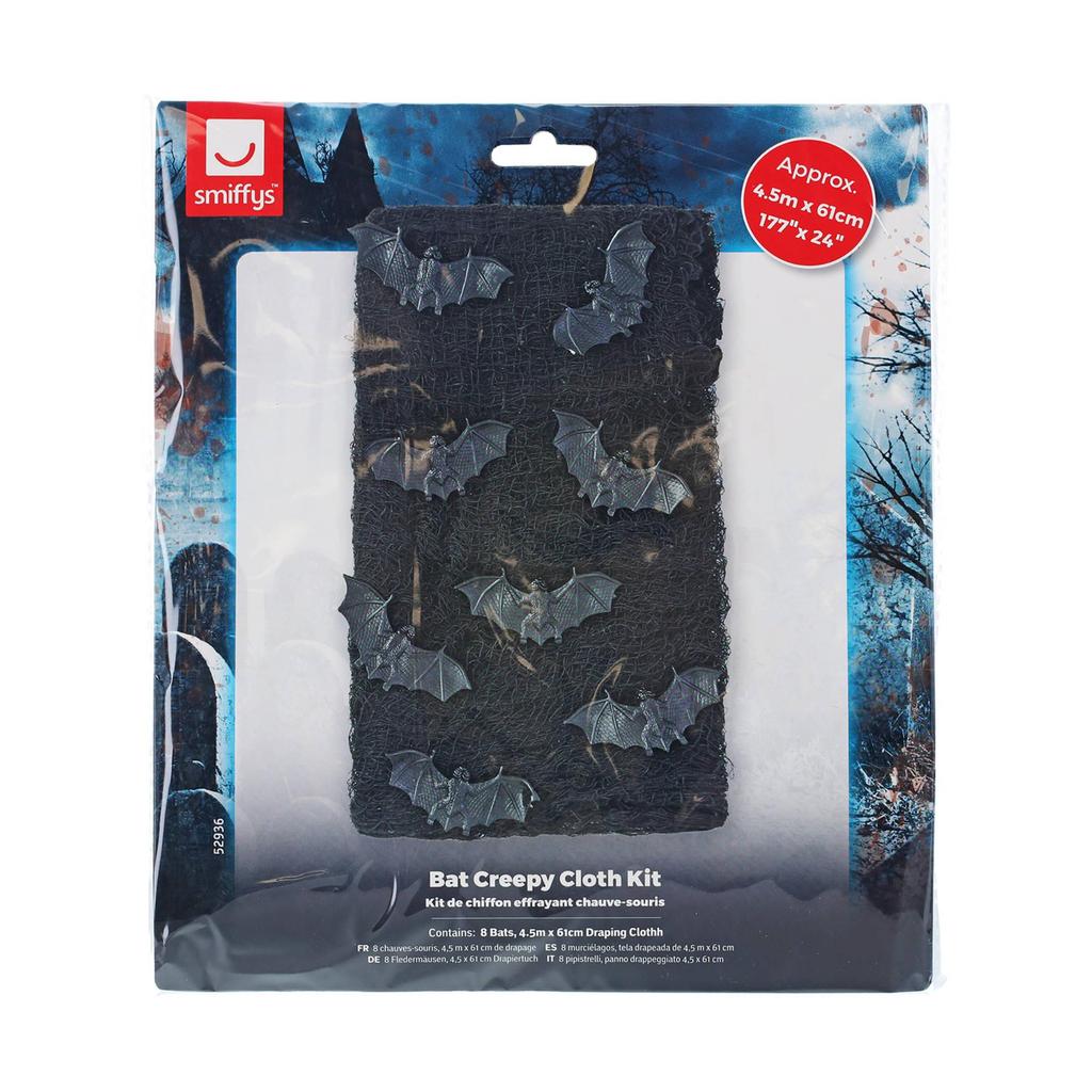 Smiffys Creepy Bat Cloth Set