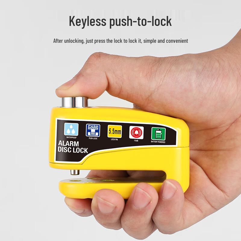 GEETHA Bicycle Disc Brake Alarm Lock