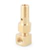 High Quality Banjo Bolt Adapter Fuel Pressure Gauge Thread Converter Copper Auto Part for Del Sol 1993-1997 Replacement