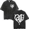 Vintage Washed Cazzu Latinaje Tour  Merch Tshirts Men Women Fashion Aesthetic Tshirt Summer Casual Loose Cotton T Shirts