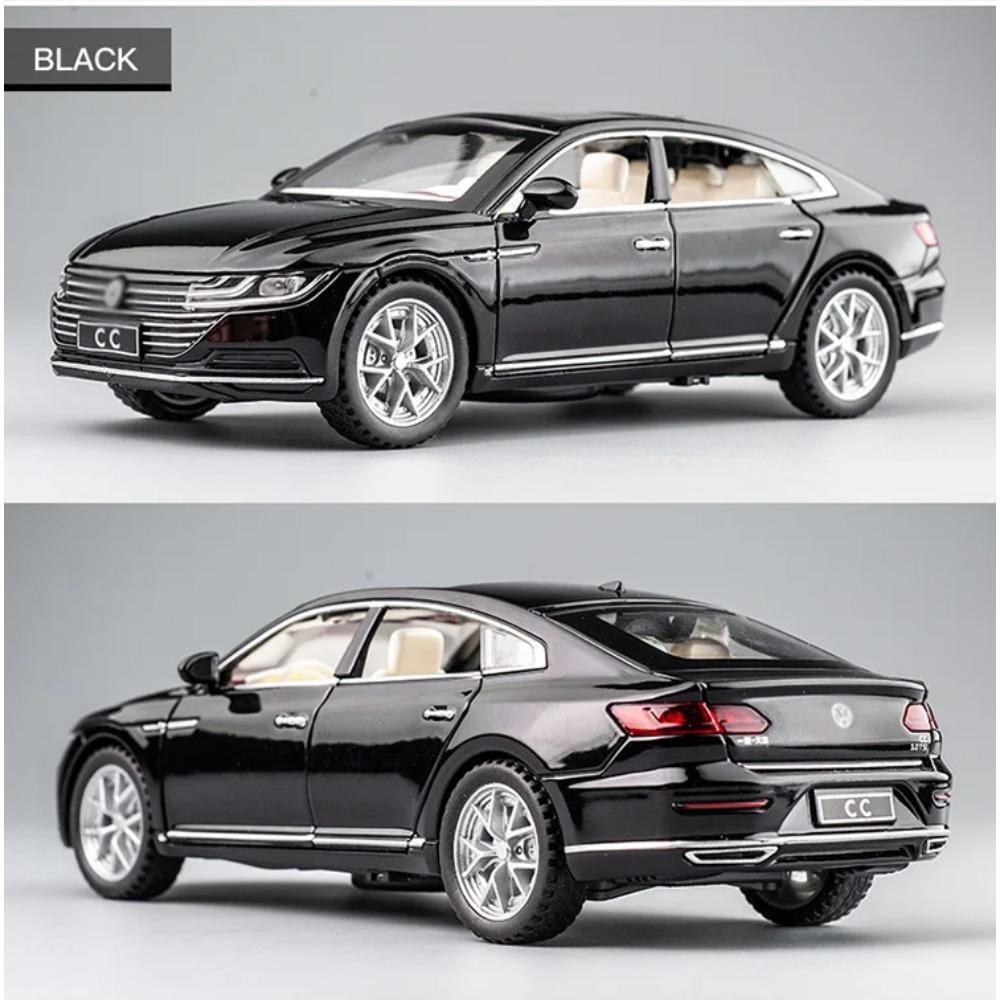 1/32 Scale Alloy Toy Car Model CC with Sound & Light, Retro Pull-Back Action - Authentic Replica for Kids & Collectors