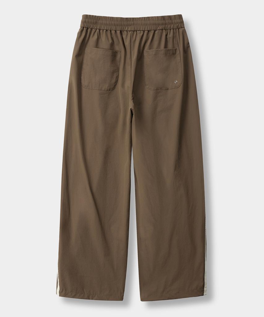Dimiteulibeullaeg [Summer] Vlad One-Pleat Curved Track Pants_Ripstop 3 Colors