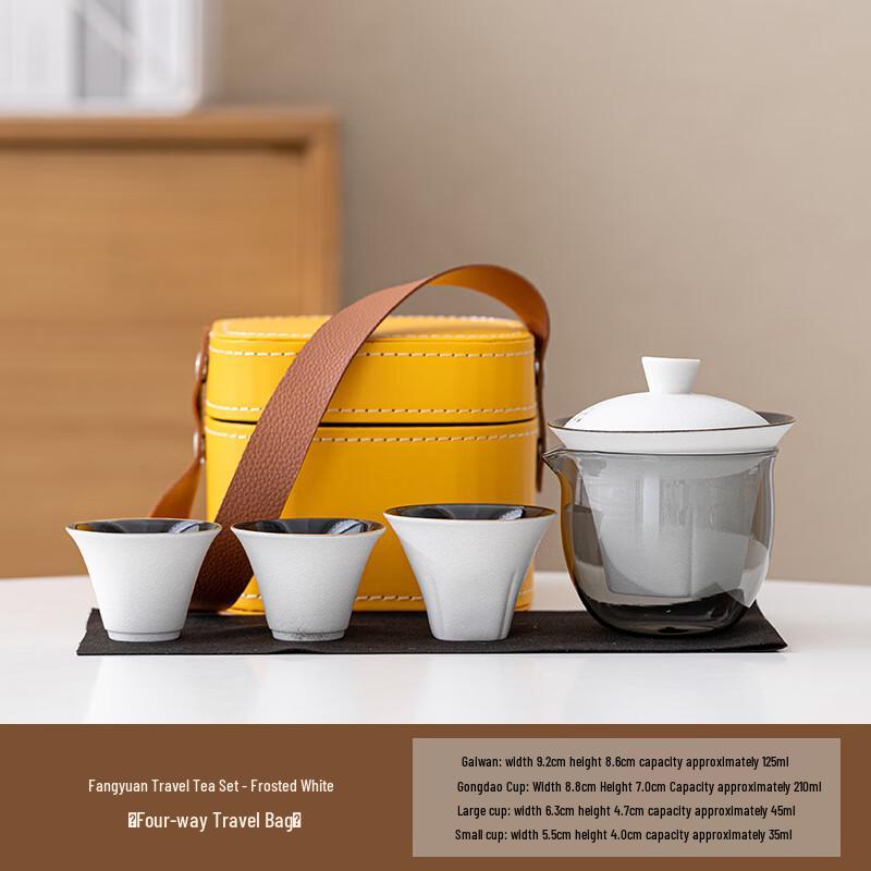 Portable Ceramic Travel Tea Set