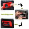 Red Door Handle Bowl Decoration Cover Frame Trim For 4Runner 2010+ Accessories