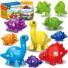 Kids Rainbow Matching Dinosaur Montessori Toys Letter Digital Color Shape Educational Sensory Sorting Games Early Learning Toys