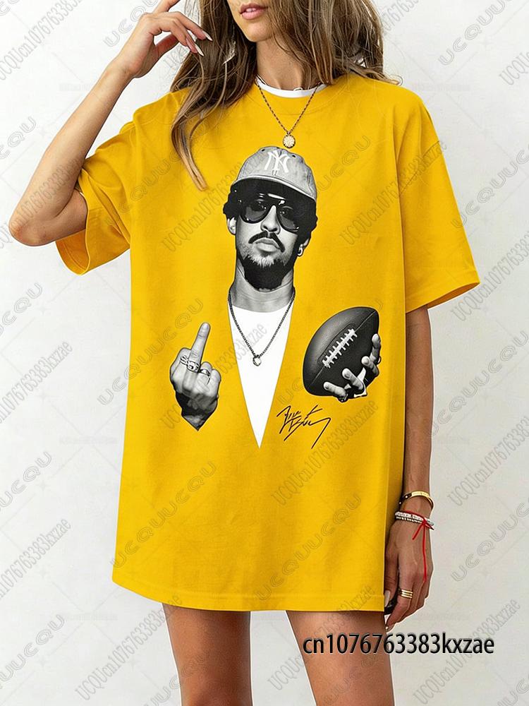 2026 Summer Badbunny Bowl Halftime Show Tshirt For Fans Bunny Football Bad Benito Tshirt For Wounisex Unisex Oversized Y2k Sports Top