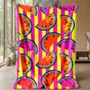 Watermelon Love Capybara Theme Blanket Lightweight Warm Flannel Blanket Decorative Throw Blanket for Home Decoration