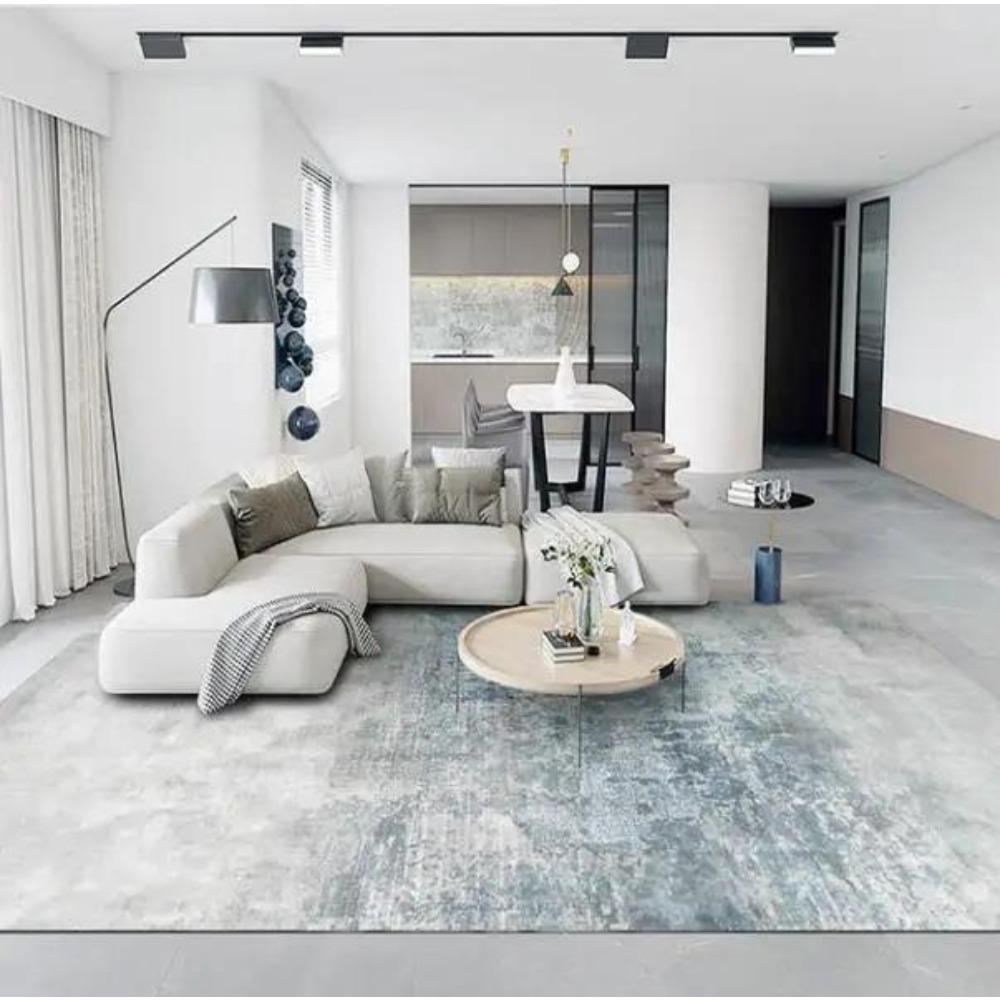 Modern Simple Living Room Decoration Carpet Large Area Soft Lounge Rug Gray Nordic Rugs for Bedroom Washable Anti-slip Floor Mat