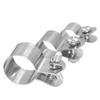 1Pcs with Screws Nuts Grounding Clip Fastening Hardware Pipe Buckle New Hose Clamp