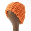 MI Twisted Knit Beanie (Orange)